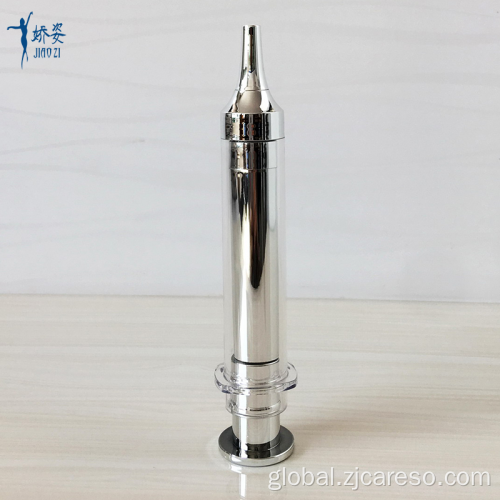 Well Gold Syringe 10ml Gold Airless Cosmetic Syringe Bottle Supplier